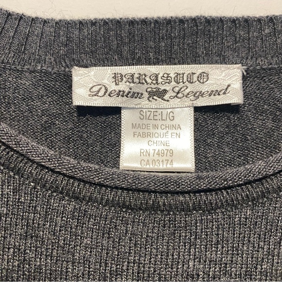 ๐๏ธ 4 for 20$ / Parasuco Light Sweater / Dark Grey / L - Picture 6 of 6